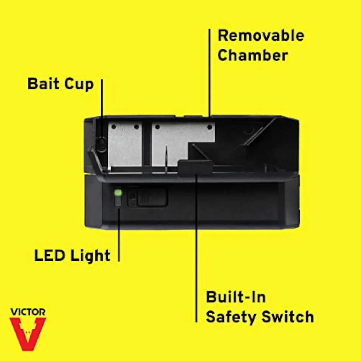 1 Victor No Mouse Upgraded See Trap Trap,Black M250S Touch, Indoor - No Electronic