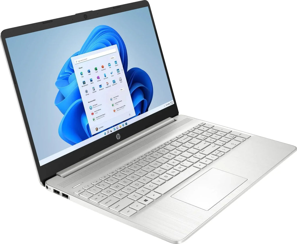 11th Graphics, Quad-Core 8GB Xe Full RAM i5-1135G7, 15 SSD, Silver, 15.6 Business Card, + USB-C, Iris Gen Wi-Fi, 2021 TiTac | Laptop, HD i5 DDR4 Intel HDMI, 1080P Windows Inch PCIe HP RAM, 512GB