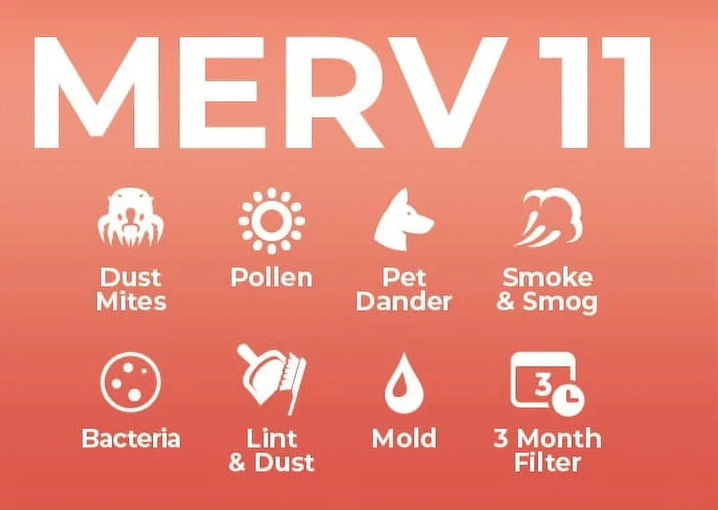 MERV 14x20x1 Pleated USA. Made USA. in Air Made in 11 6 AC the Furnace Filters. Pack.