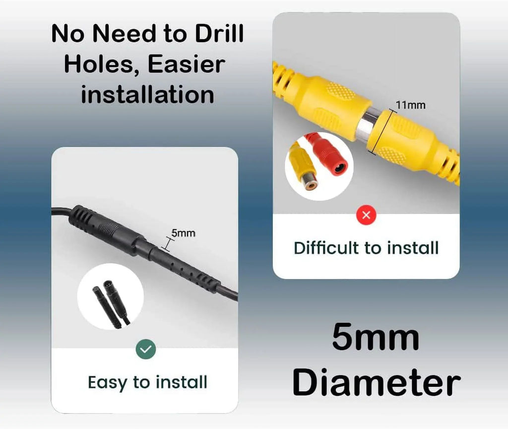CAM111 Car HD AVH-120BT with DMH1770NEX Angle Rear Backup DMH-WT8600NEX Night Pioneer Waterproof Radio View DMH-100BT DMH-160BT Camera Vision Compatible 170° AVH-2550NEX Plate AVH-210EX License