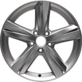 2012 Alloy Painted 2015 Replica, Aluminum 17 Metallic, Kai X All New Fits Wheel Silver Passat Volkswagen 7 -
