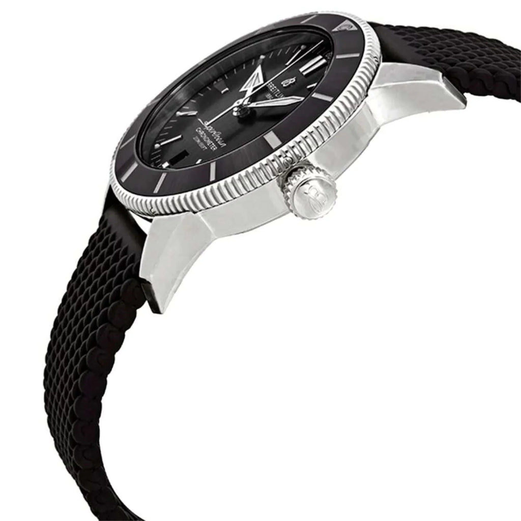 Chronometer Heritage II 44 mm Dial - Watch AB2030121B1S1 Breitling Black Men's Rubber Superocean Black