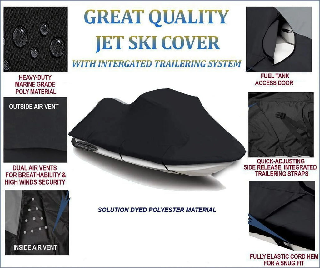 / TOP 2000 Compatible 1200 XL JET 1998 THE XL Jet PWC Watercraft 1999 for 1999 LINE BLACK SKI YAMAHA 760 Ski Cover OF 1998 Cover