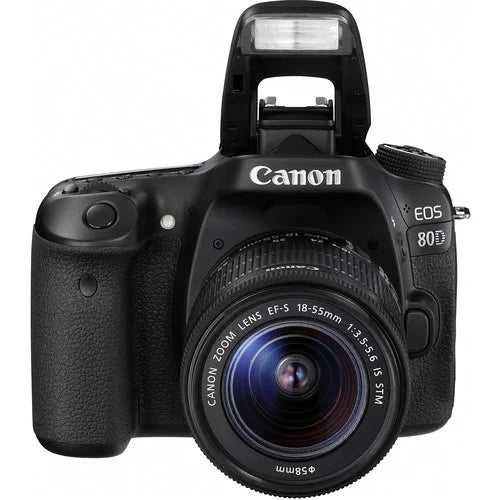 EOS with Essentials 64GB Canon Camera Expo DSLR Lens + 80D Kit 18-55mm