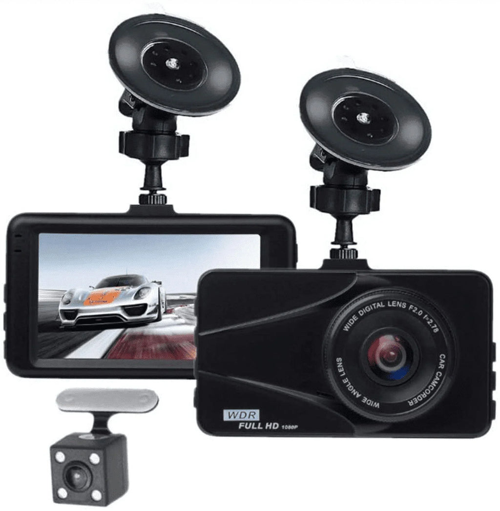 Plus Recorder Recording HD Dash Video Screen Wide Travel WDR, Images Workhorse Cam Loop Motion Detection For Excellent LCD G-Sensor, T670 Dual Angle, 170° DVR 3" Full