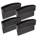Seat Black Driver Red Side Storage Crevice Gap Car Box 4pcs Passenger