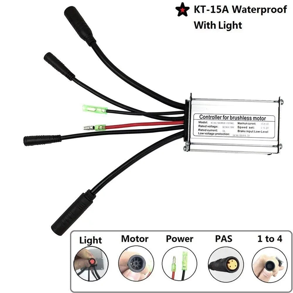 36/48V Brushless,Motor Lightline Ebike With For Waterproof-Controller KT15A 250W