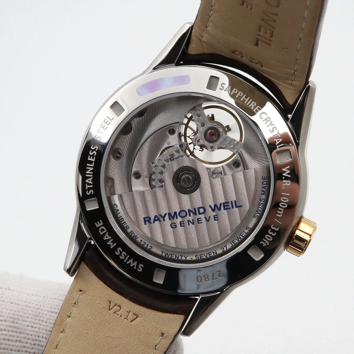 Freelancer Weil Leather Raymond Steel 42.5mm 2780-SC5-20001 Mens Automatic Watch