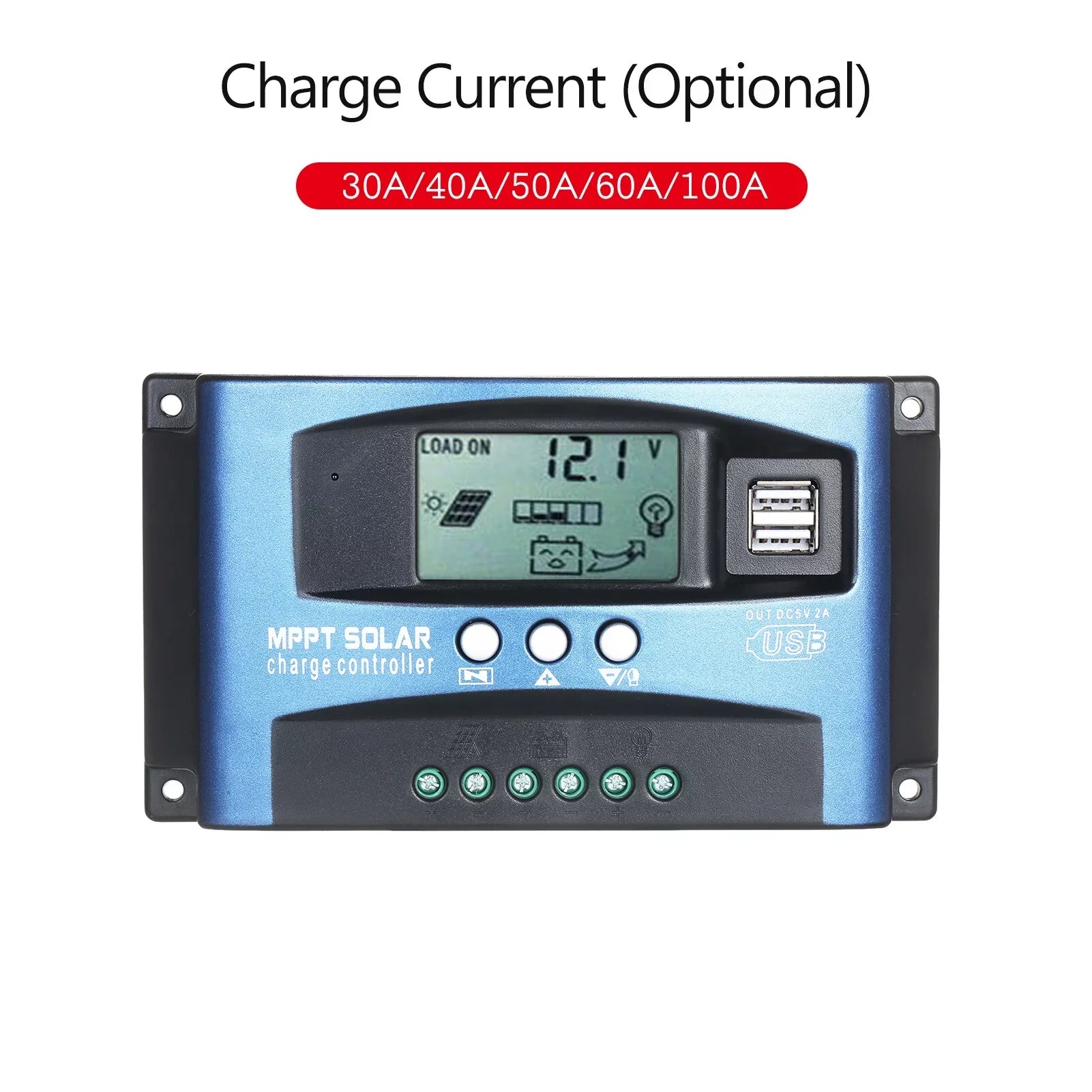 USB USB USB 5V/2A Dual USB Solar Output Screen 5V/2A 12V/24V Dual USB Dual Output Dual LCD Dazzduo Controller,Dual Screen 5V/2A Identification Solar Solar