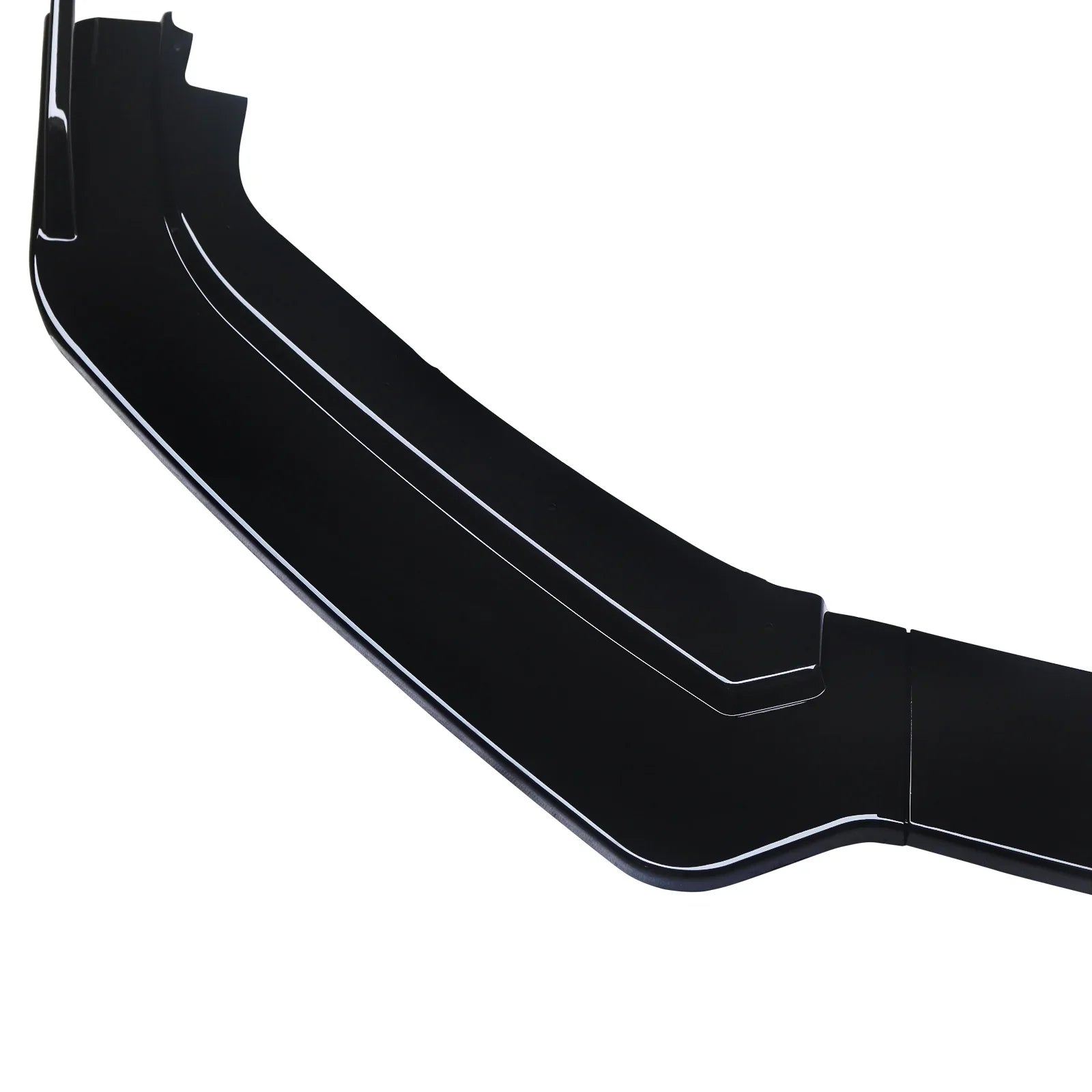 Bumper 2017-2023 for NINTE Gloss Q60 Black Lip Front Infiniti 3PCS