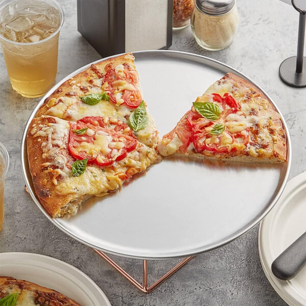 Aluminum Pan Tray Pizza Round Kitchen Pan Baking Tray Pizzeria Restaurants of Bakeware for 6 Baking Round Style Pizza TrueCraftware- - & 13” Home Coupe Set Pizza Tray Tray
