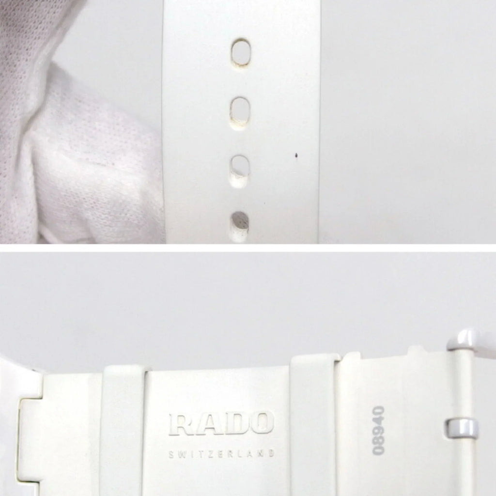 Rado R27957109 White Watch Pre-Owned Thinline Men's True (Good) Quartz