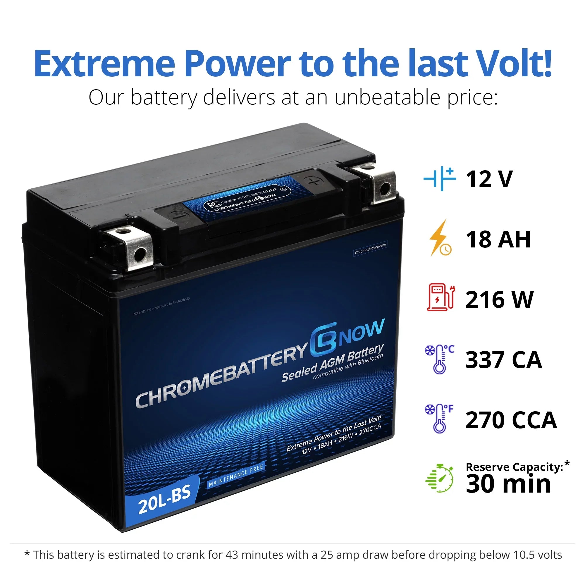 270 Chrome Models (1988 Cca) Connectivity Watercraft Smartphone 1500 Intelligent (sea-doo) Volt,18 Battery (20l-bs 1993) Battery Years Personal Wireless Ah, 12 AGM Ytx20l-bs for - Now All - Brp
