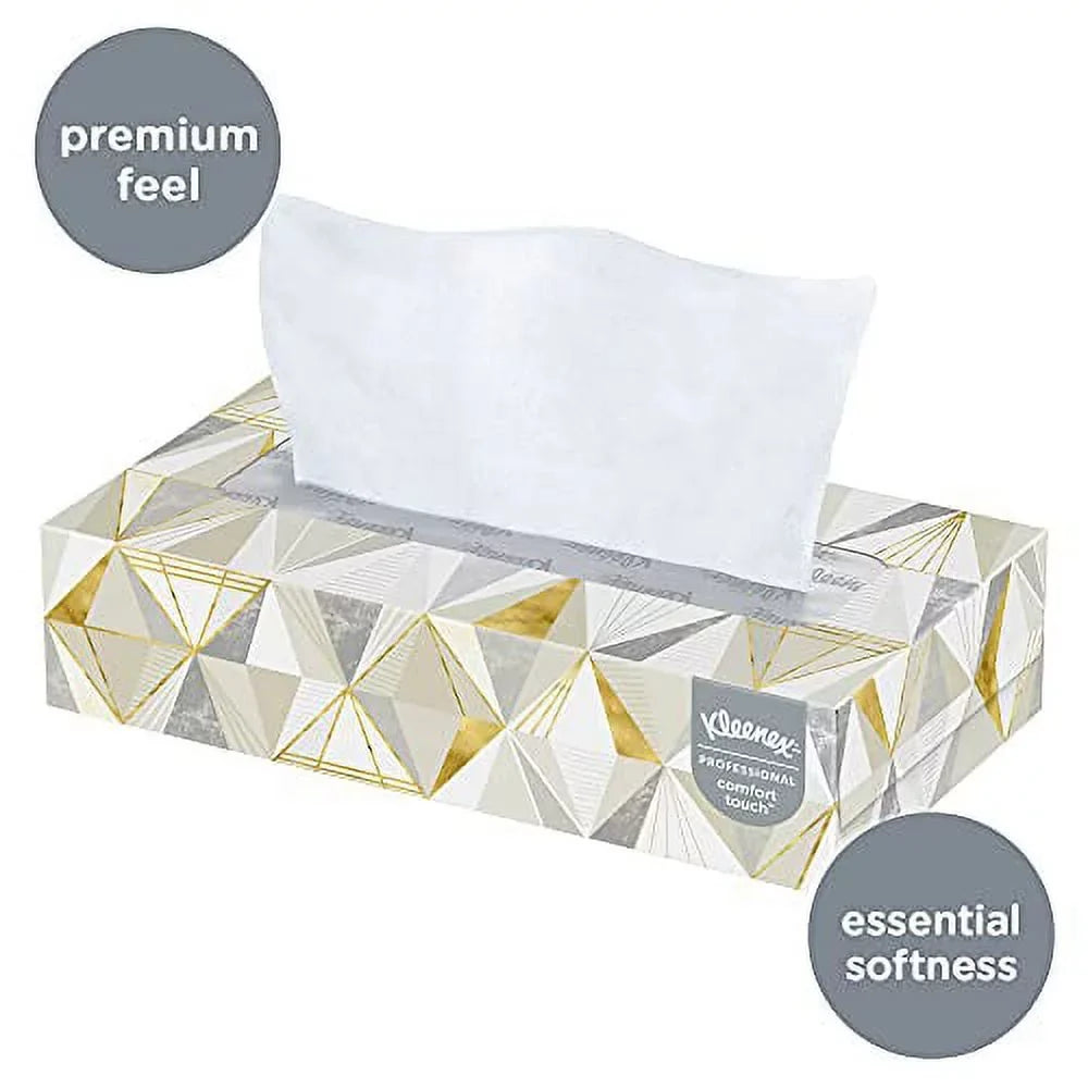 x Box, 8-2/5 Facial White, Kleenex per 8-3/5 Inch, 125 Count Tissue, 12 Tissues