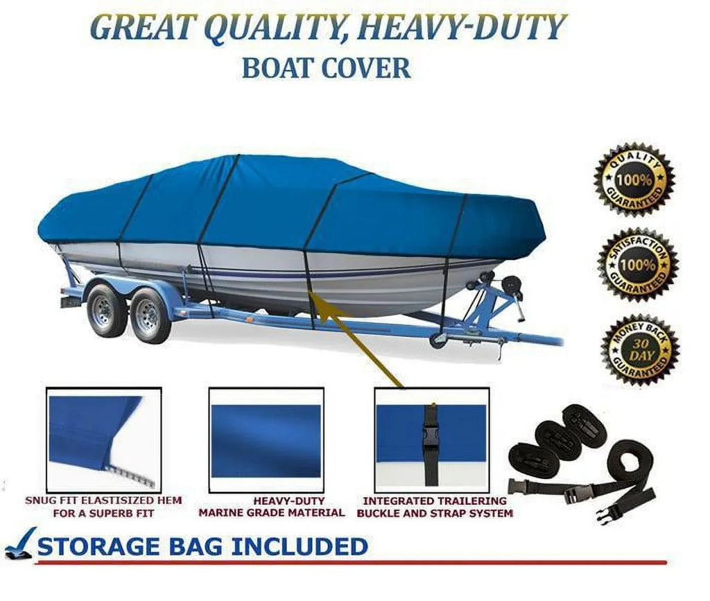 Compatible COVER for GREAT PREDATOR BLUE, 1991-1997 16V QUALITY BOAT LUND
