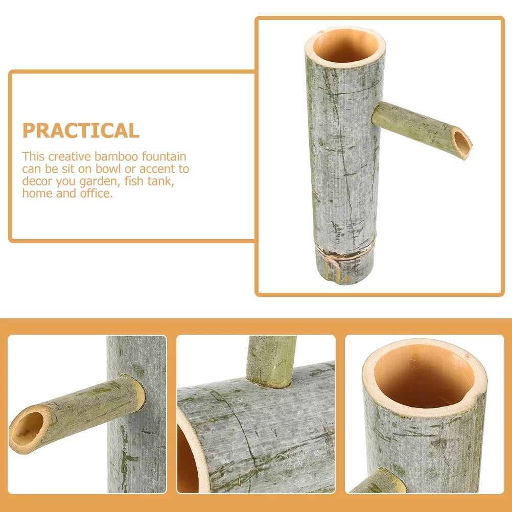 Qumonin Zen Bamboo Home Waterfall Office or for Fountain