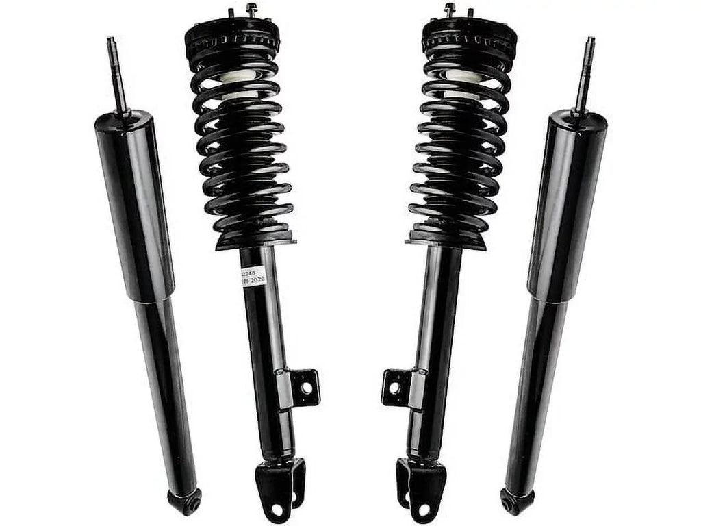 (Excludes 2006 Police Spring Piece - and 2009 4 - Coil 2007 Shock without Kit Rear Front Strut Assembly Sport Suspension and Compatible Dodge 2010 with 2008 Absorber - Charger Package)