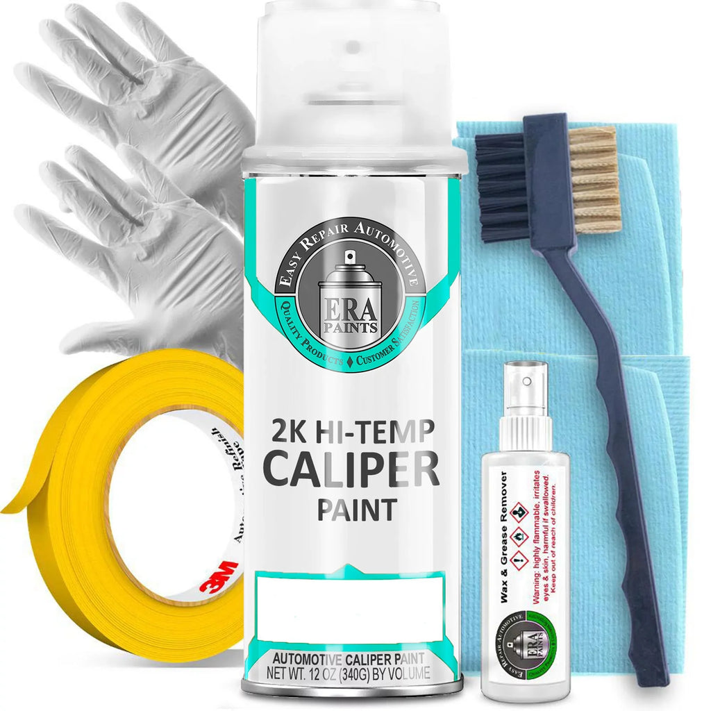 ERA Caliper With High Aerosol Brake - Chemical Color and and Durable Catalyst Against Omni-Curing Teal Fluid Gloss Kit Paints Fade Paint Brake Extremely 2K Resistant