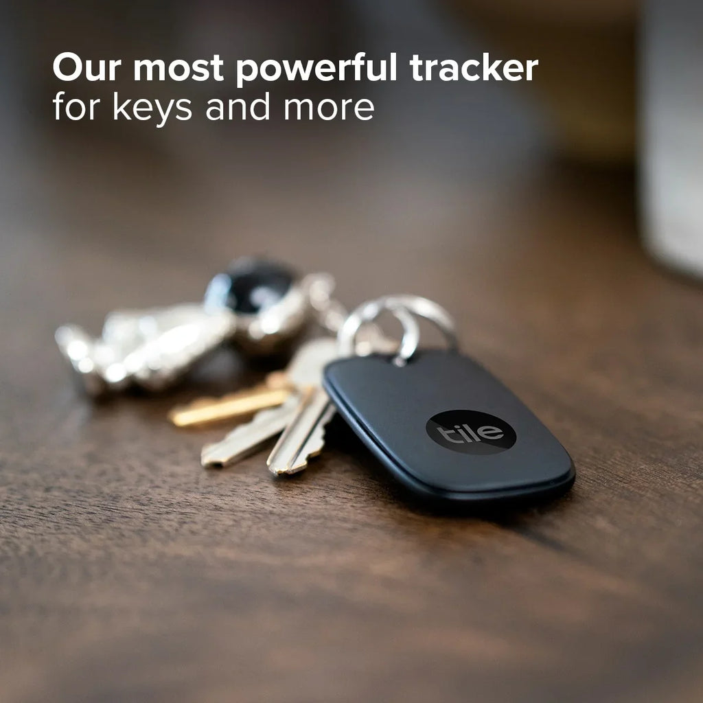 Pack Locator - Item Tracker, Bluetooth (2022) - Black - Keys Pro Tile and Finder 1
