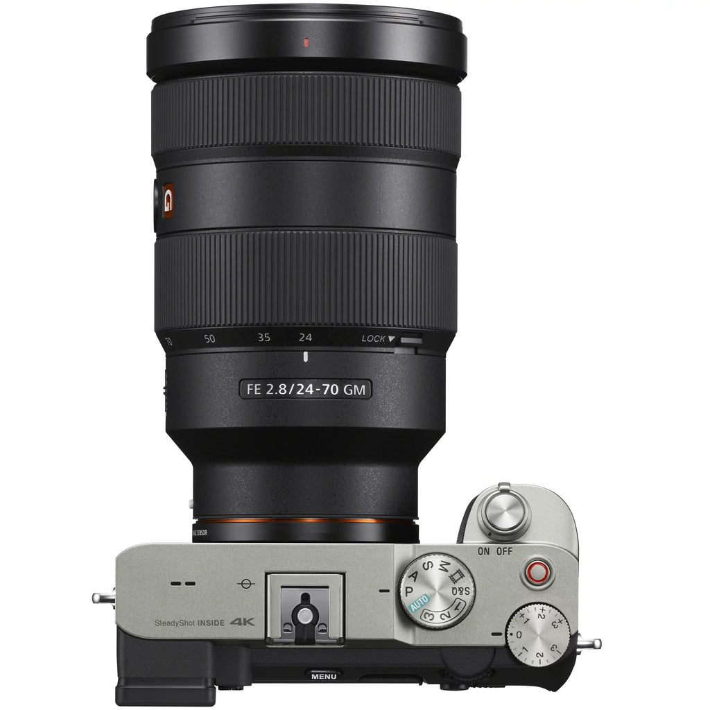 SEL2470GM Sony FE F2.8 24-70mm Master Lens Gear GM Bundle ILCE7C/S G Camera , with Case Deco Software Body Sony Full a7C w/ Backpack Mirrorless Frame Accessories Silver and Photography Zoom