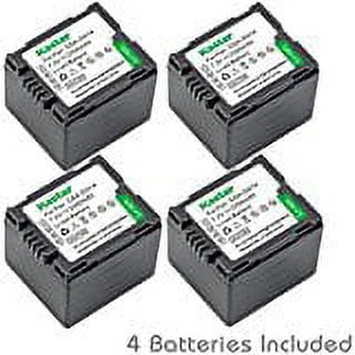 Battery Pan work CGA_DU14 (4_Pack) Kastar replace VBD140 CGA_DU06, CGA_DU14, with CGA_DU07, CGA_DU21, Panasonic VBD210 VW_VBD070