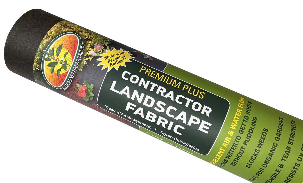 Premium REPREVE Nettings 3' American (Lifetime) Recycled Landscape Contractor Plus Fabric 100' x