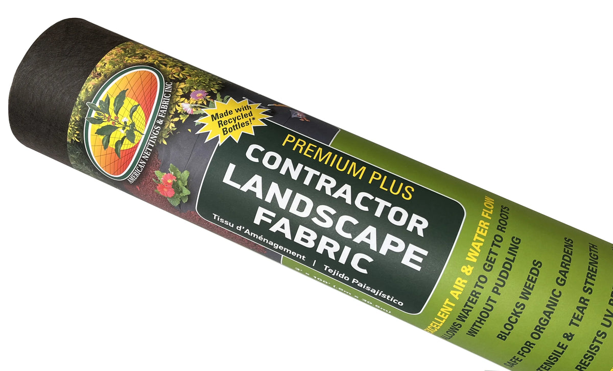 Premium REPREVE Nettings 3' American (Lifetime) Recycled Landscape Contractor Plus Fabric 100' x