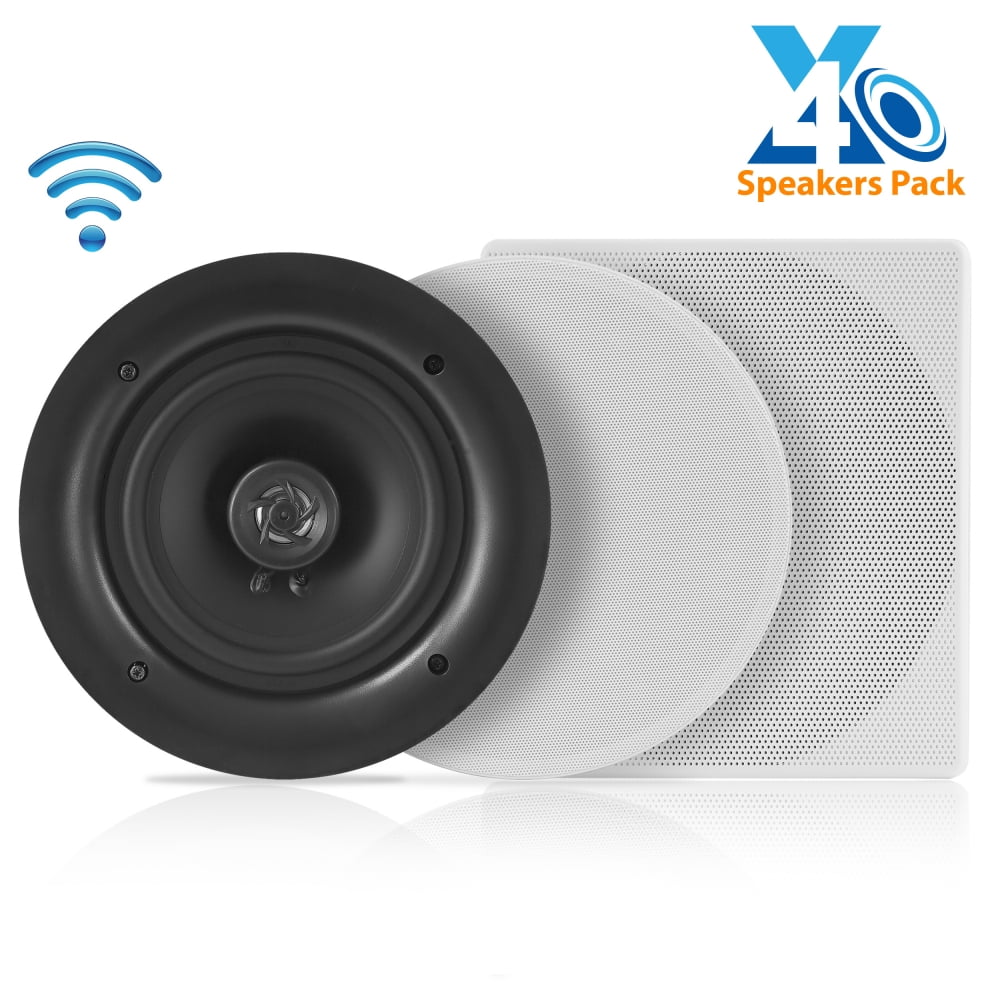 Audio 6.5 Flush Ceiling Mount In Pyle Pk) Way Speakers 2 (8 Bluetooth Wall 200W