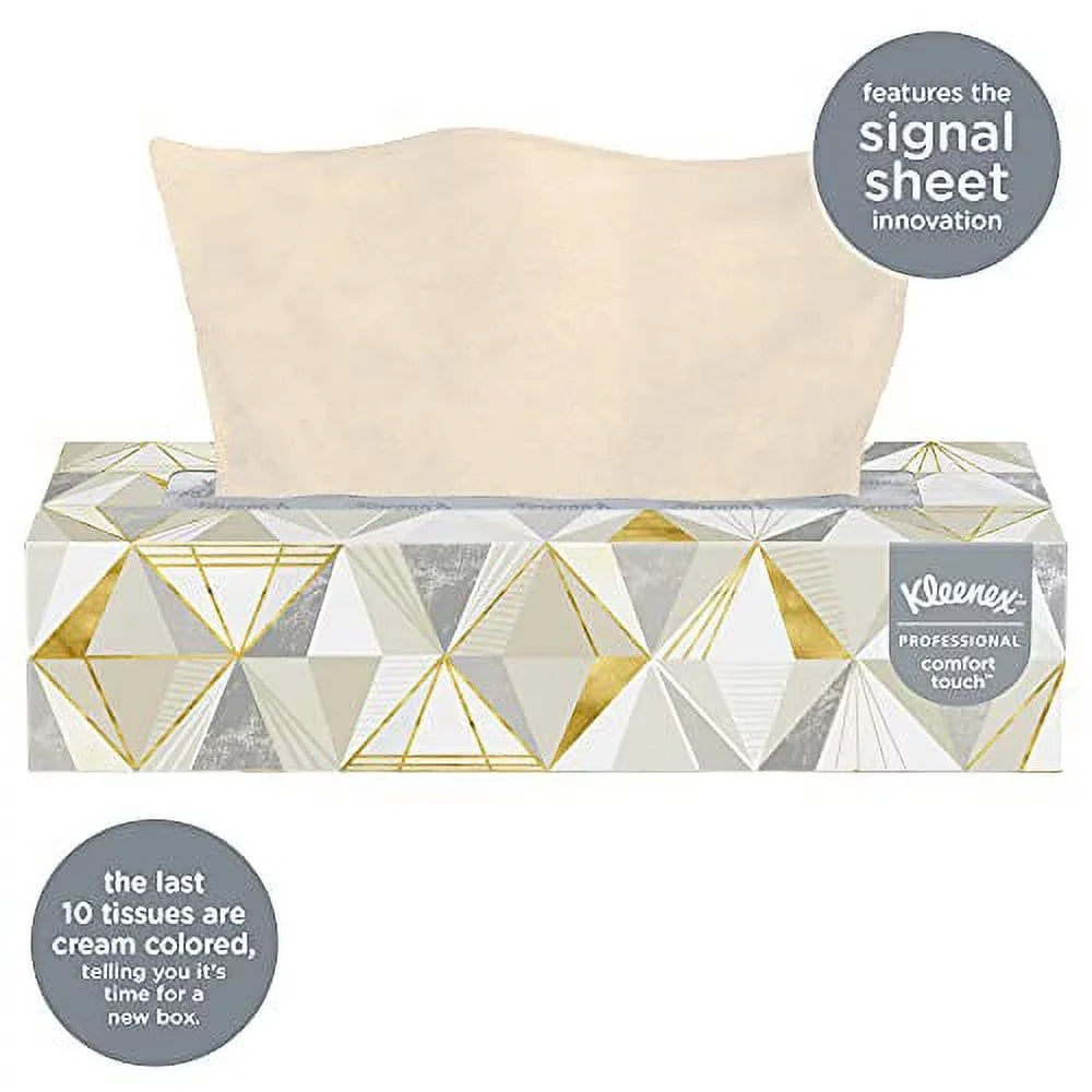x Box, 8-2/5 Facial White, Kleenex per 8-3/5 Inch, 125 Count Tissue, 12 Tissues