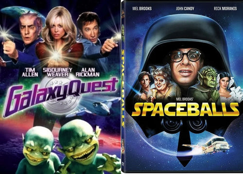 & Card Feature Sci-FI Double Includes Spaceballs Time Quest Galaxy Movie Comedy Art