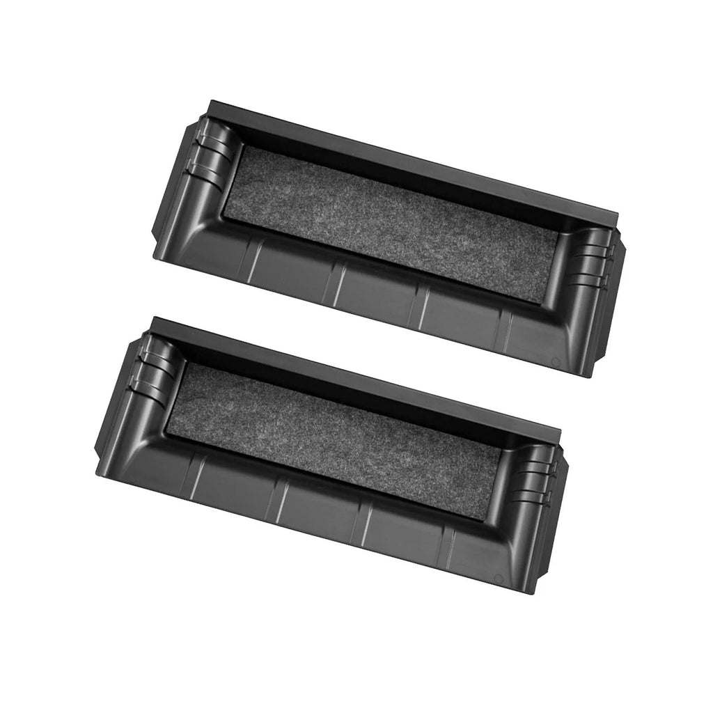 under Interior Accessories Decoration Storage 2Pieces Box Tray Car Hidden Seat Hidden