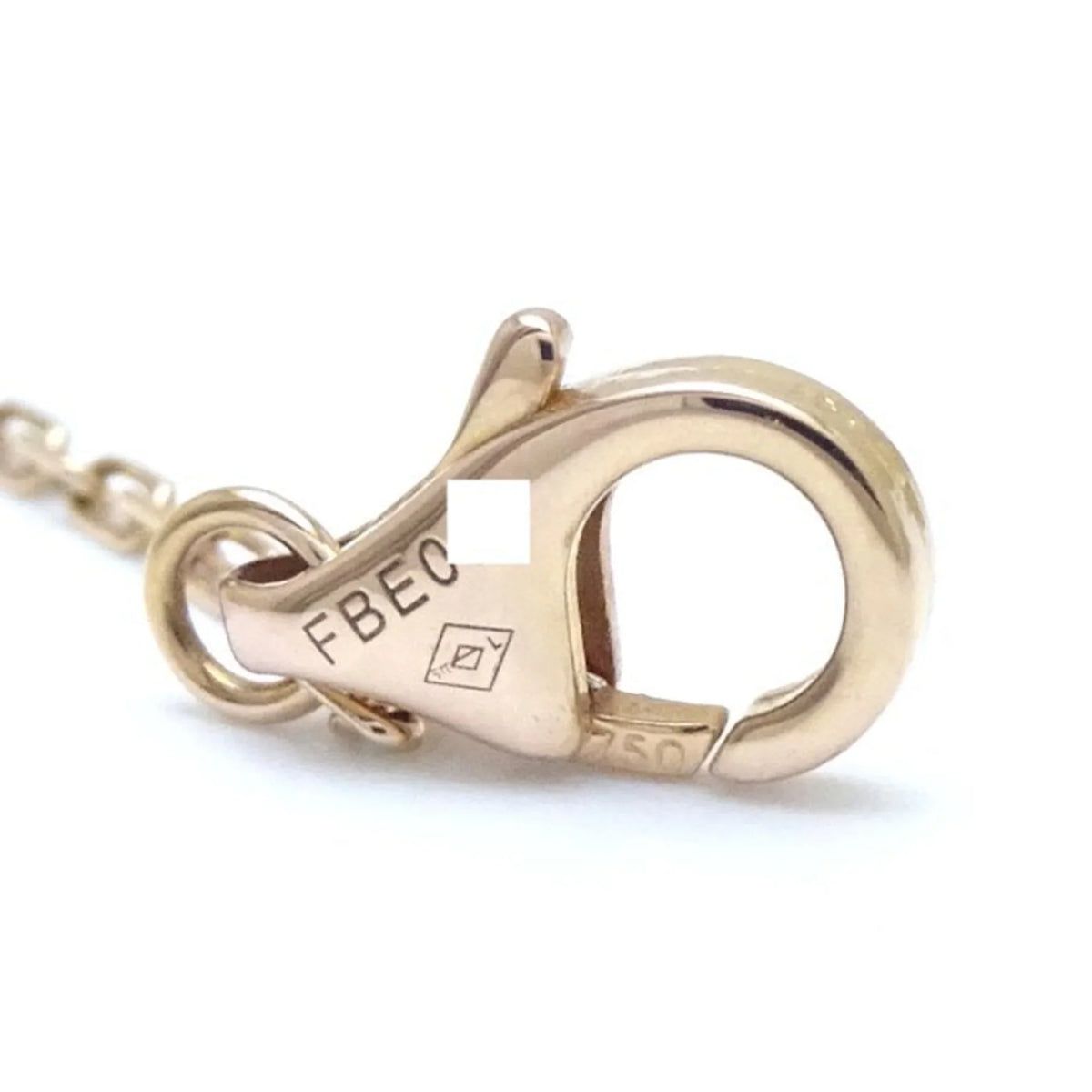 K18 (Like 291637 CARTIER Diamond Three-Color Heart Necklace New) Trinity Gold Pre-Owned B7061200