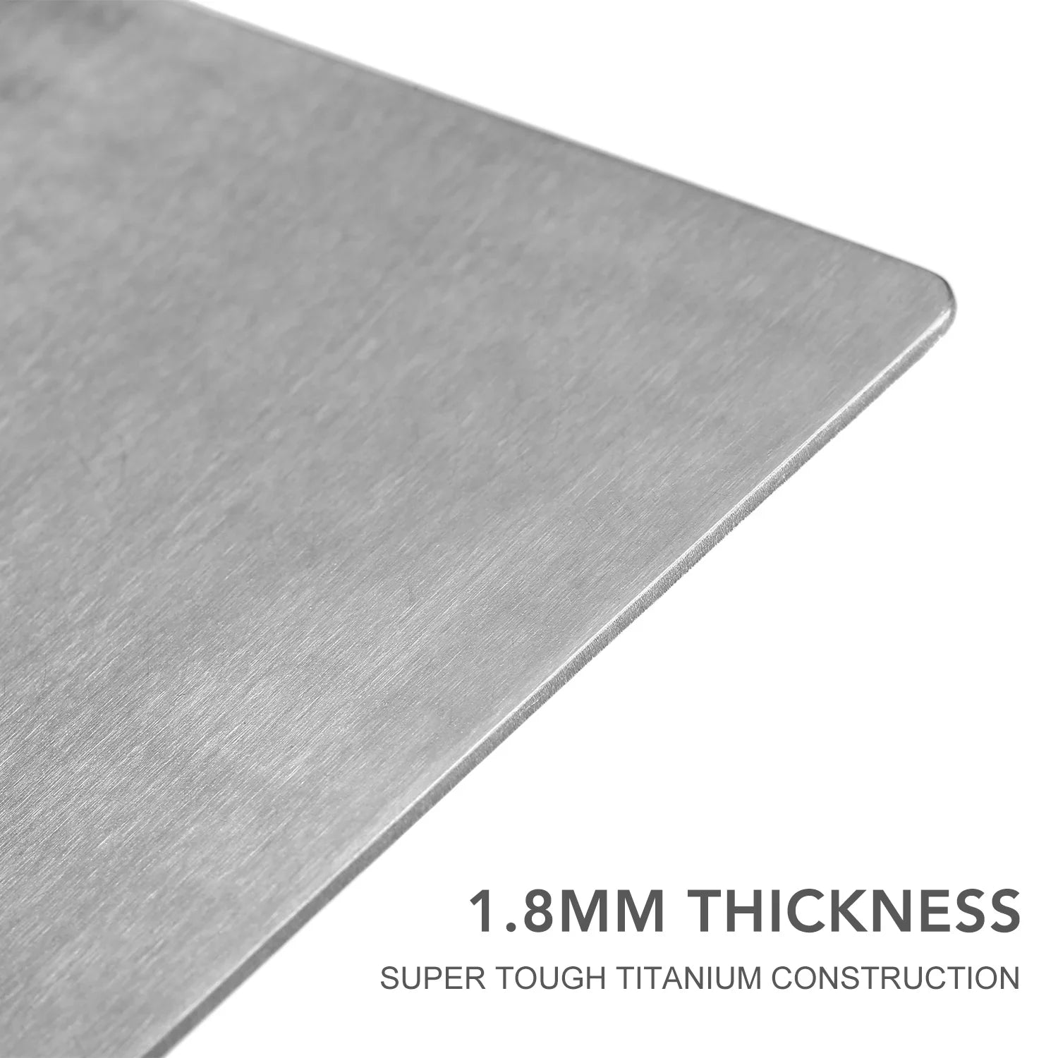 Kitchen Thick Cooking Backpacking Board Home Hiking Cutting Outdoor Lixada 1.8MM Camping for Titanium