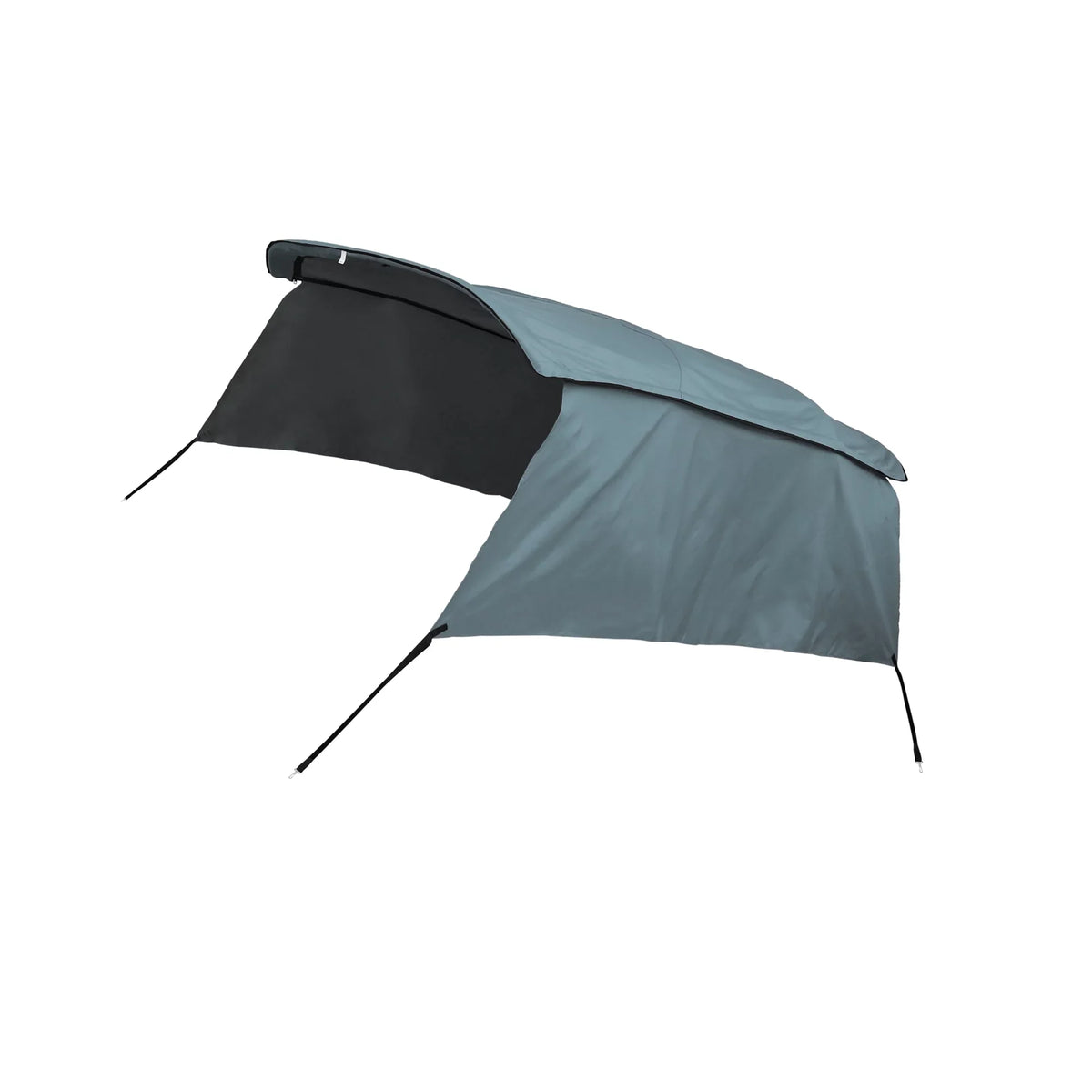 Detachable Canvas With Gray Side 4Bow 8'Lx54"Hx91"-96"W Unique Top Blocks Bimini Bargains