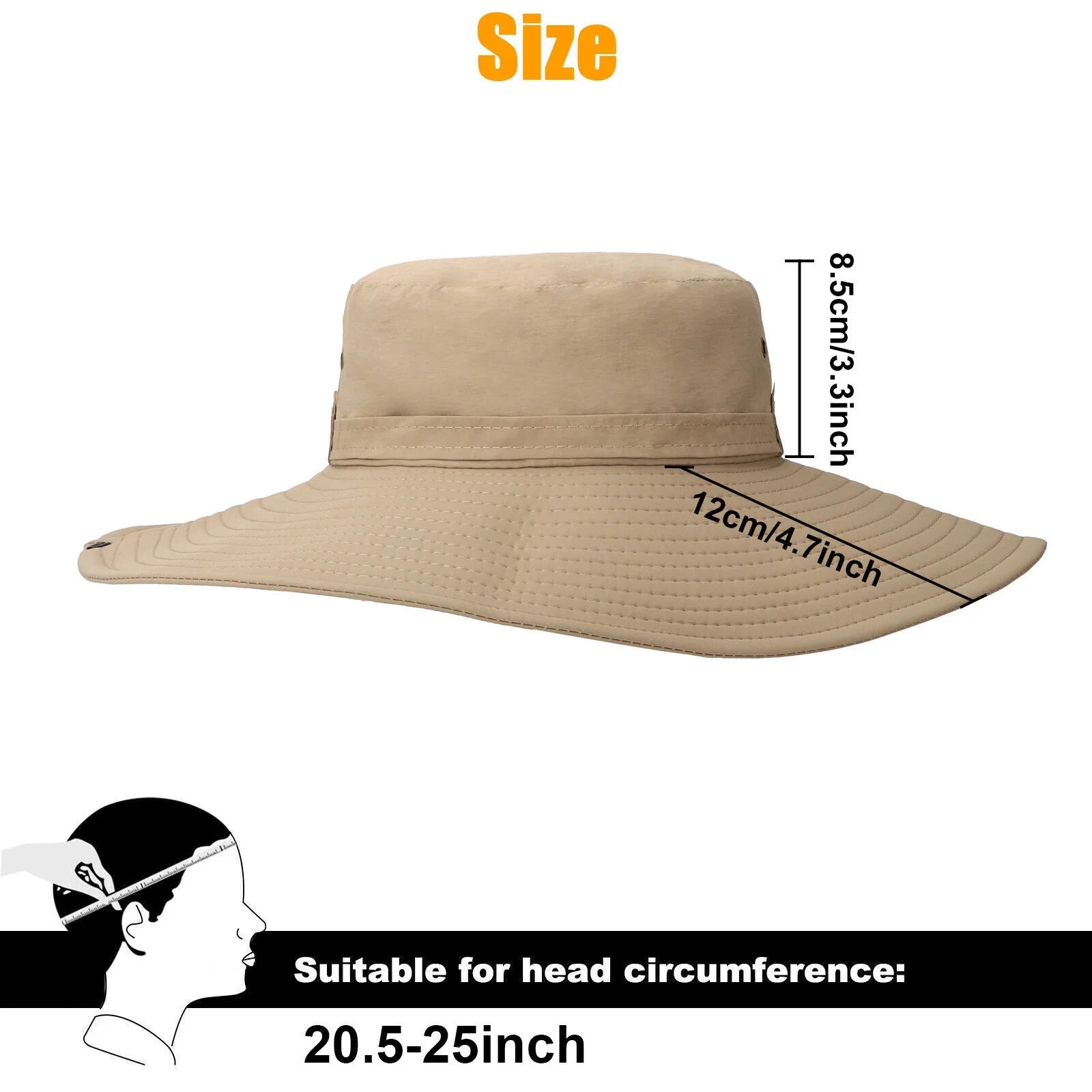 Hat Sun Bucket Brim Women UV for Cap Garden Fishing Protection Men Hiking Wide