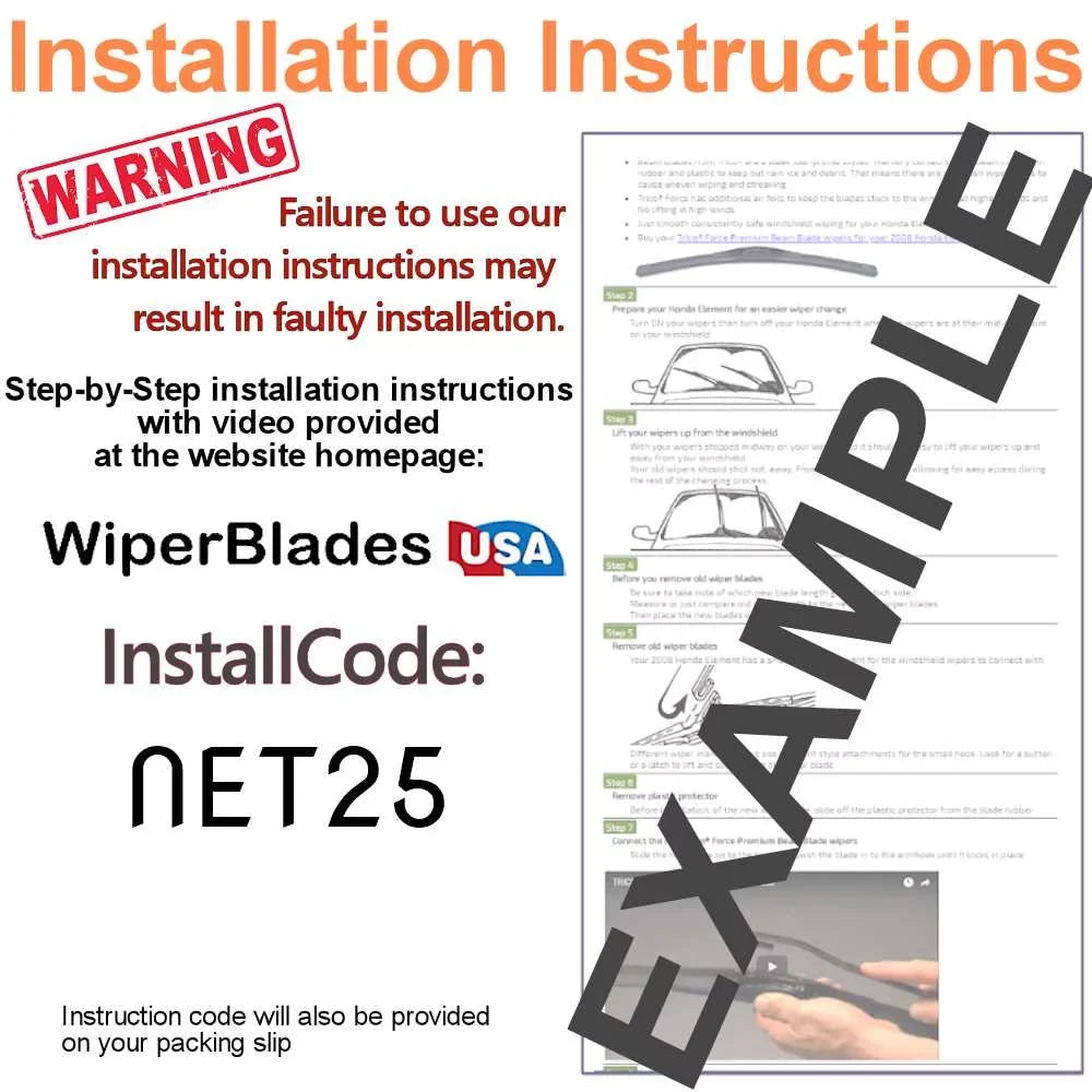 Cadillac 2019 Wipers Wiper w/Rear of Beam Performance Luxury (Set 3) XT5