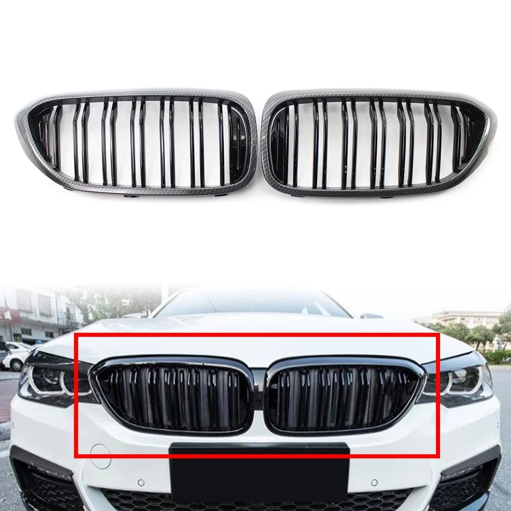 G38 BMW ZSWAL for 5 2018 Series Front 540i Fiber 2017 Grill G30 Grille Carbon 2019, Style Trim Keney Cover 530i G31