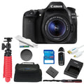 EOS with Essentials 64GB Canon Camera Expo DSLR Lens + 80D Kit 18-55mm