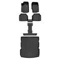 Grand Jeep Cargo the SA0568-B0569-C0569-D0568 L, Liner Black Smartliner Floor Mat 2nd Liner Weather & Cherokee Set Fit Row Row 2021-2023 Behind Black for Custom All 3