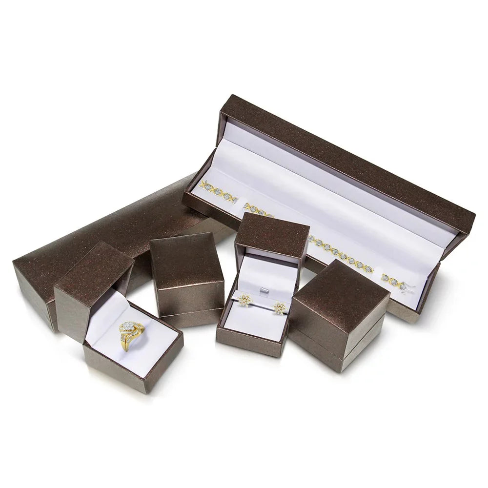 1 (I-J Gold 7.25" Clarity) Color, Yellow Plated Shape I1-I2 Sterling Link - Prong-Set 10K Bracelet Pear Diamond Silver .925 cttw
