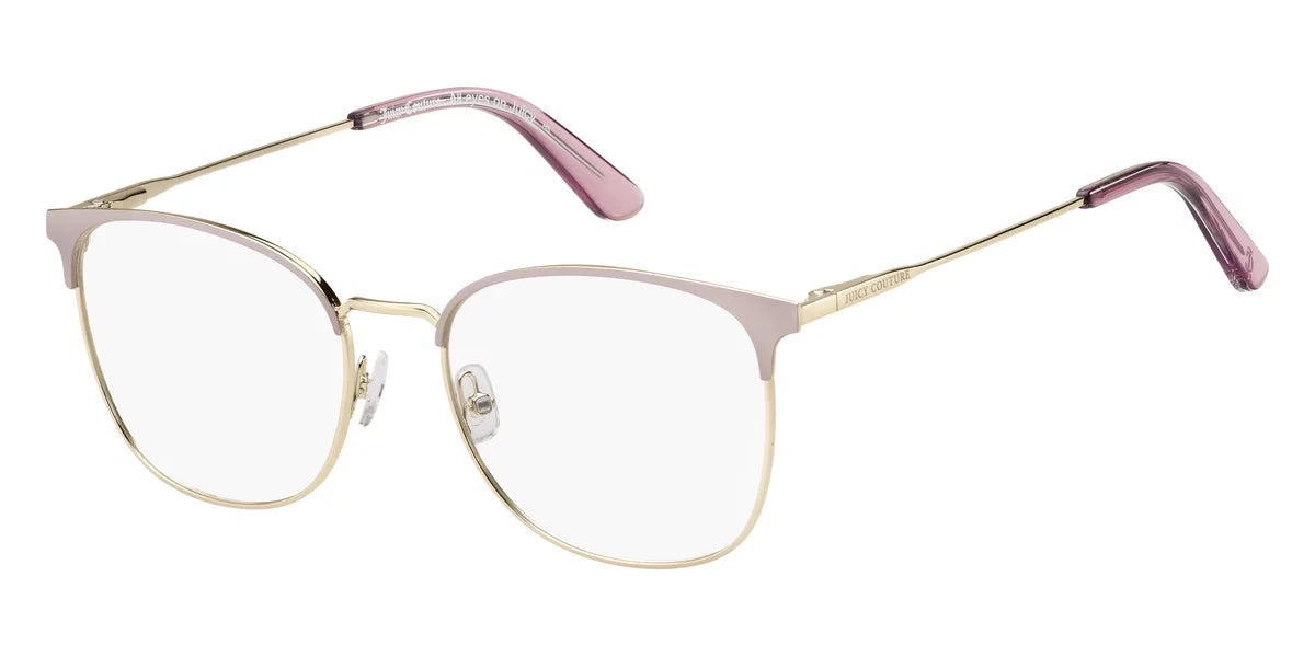Matte Rim Eyeglasses 212 Full Pink Juicy Modified Couture Oval