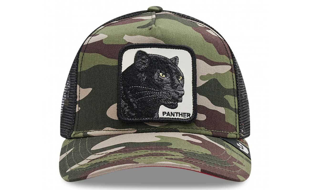 One Animal Trucker Farm The Bros Hat, Goorin Panther 101-0381-CAM Size