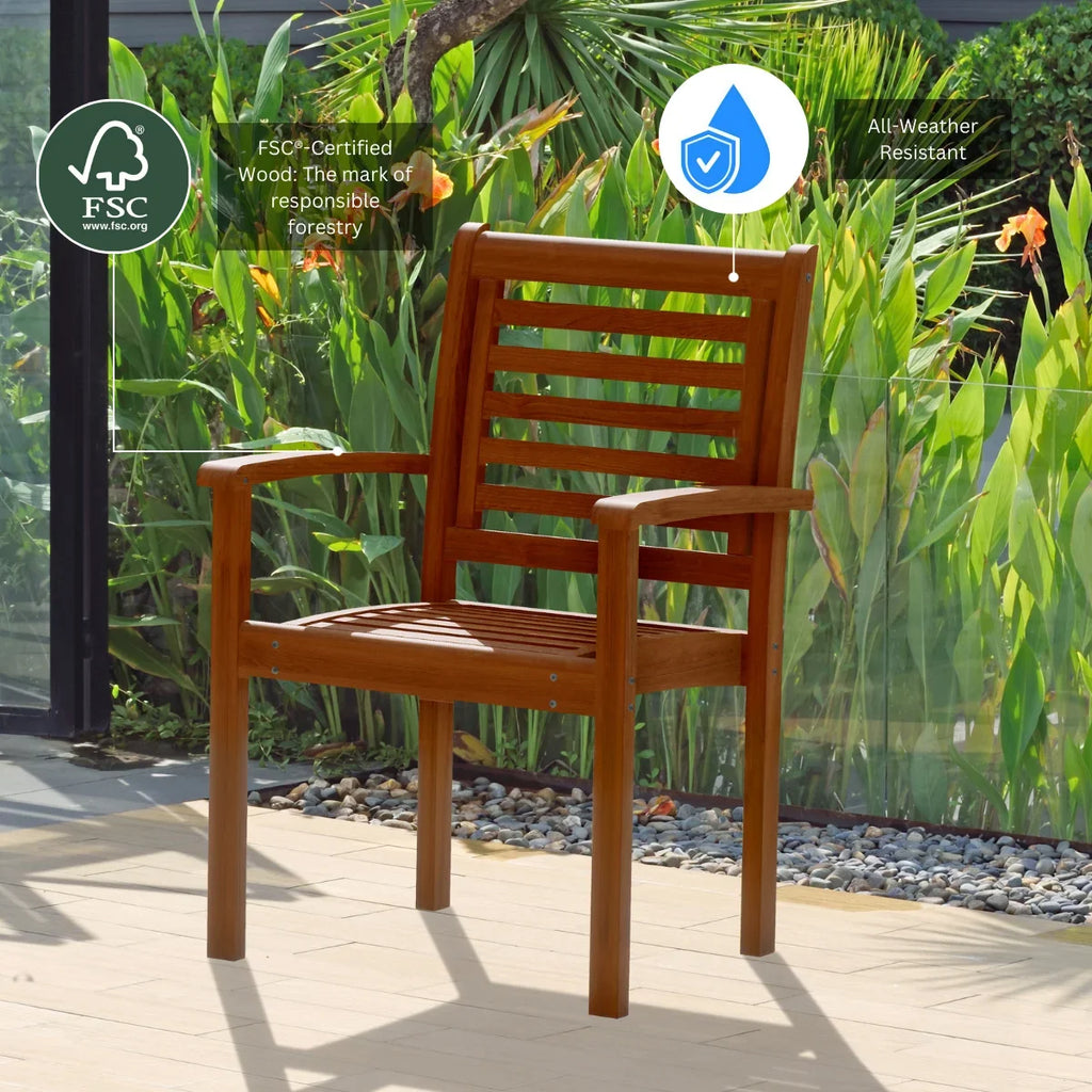 Dining 9-Piece Seating Rectangular Set, Capacity: Brooks Eucalyptus 8 Amazonia Extendable Patio