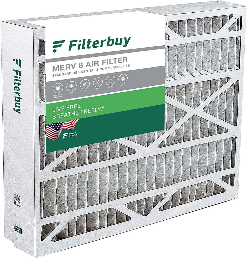 FILXXCAR0024 Pleated for HVAC Filters MERV 24x25x5 (1-Pack) Air 8 AC Carrier Filterbuy Furnace