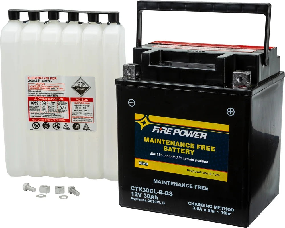 215 GTR Compatible Sea-Doo Battery Free Maintenance 2012-2015 Fire With Power CTX30CL-B-BS