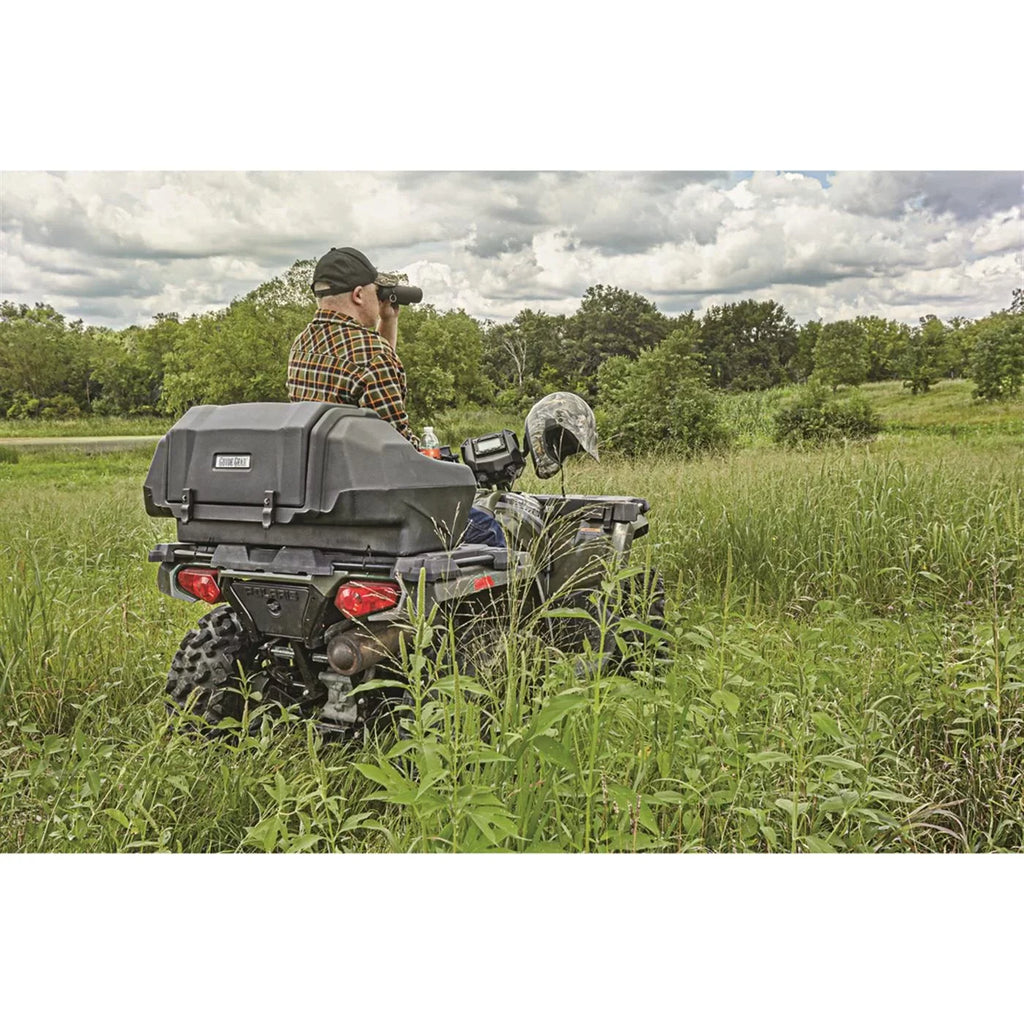 Large Guide Holder ATV Cushion, Gear Box, Lounger Storage, Cargo Helmet with Seat