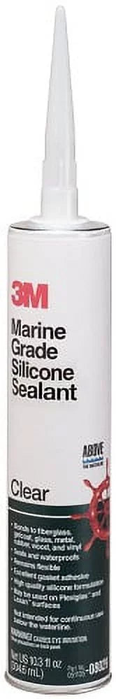 08029 (Pack Sealant 3M Silicone gal Marine 1/10 Clear, 12) Grade of