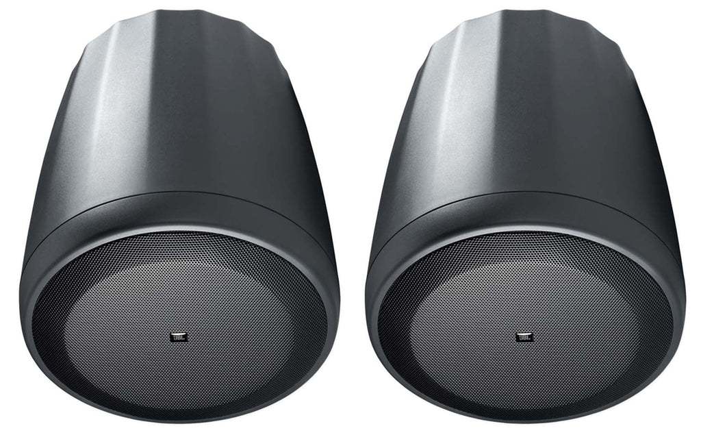 6-Zone Amplifier+4 Wall Pendant+6 Restaurant/Bar/Cafe 4 Slim Speakers Black JBL