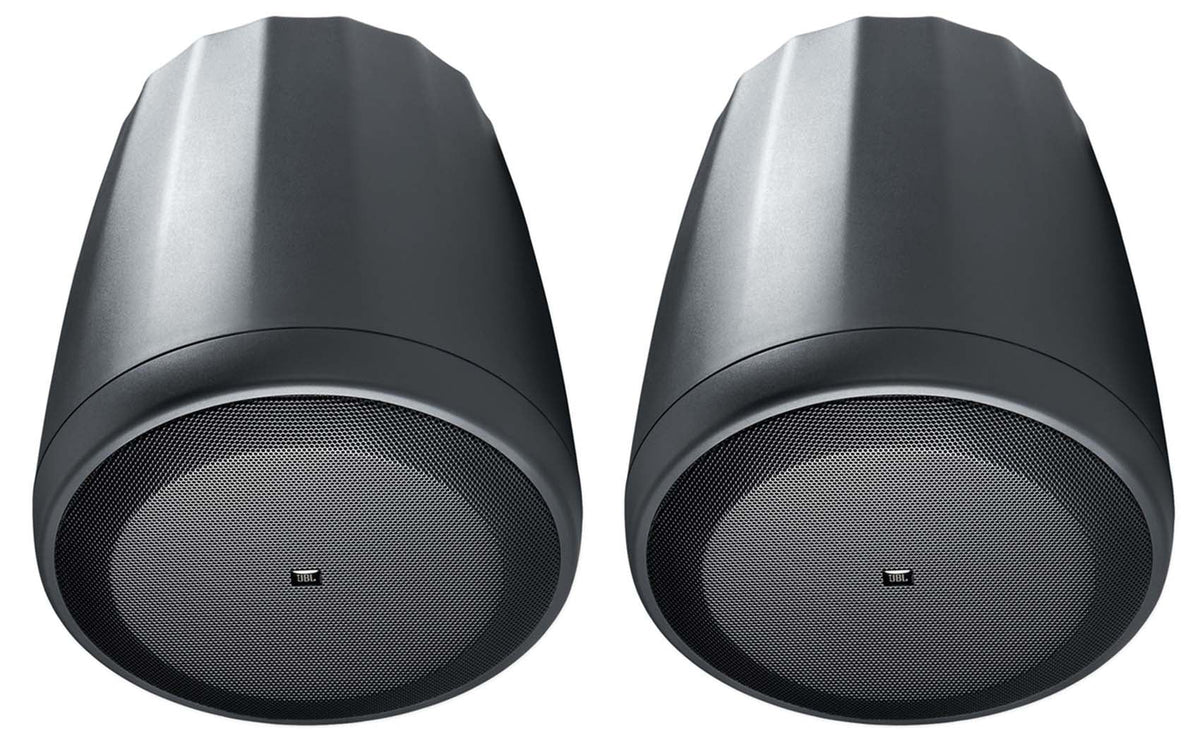 6-Zone Amplifier+4 Wall Pendant+6 Restaurant/Bar/Cafe 4 Slim Speakers Black JBL