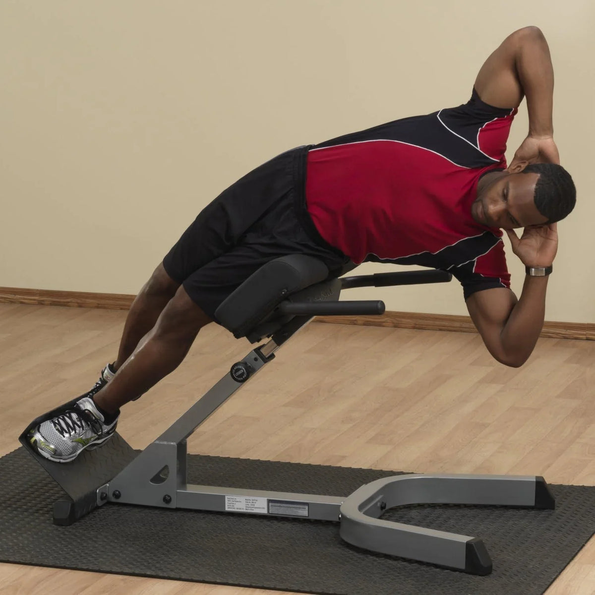 Exercise 45 Bench & Pads And Machine Back - Adjustable Abdominal Home Gym For Hyperextension Thick Support With Degree
